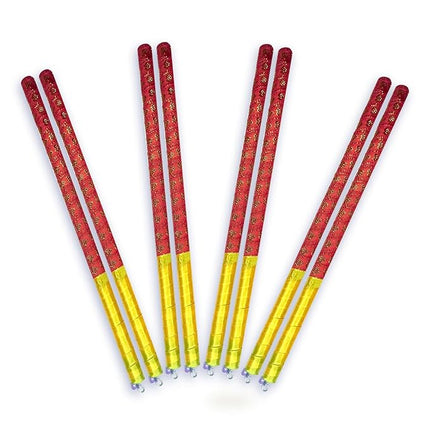 Traditional Wooden Dandiya Sticks for Garba - Dandiya Sticks for Navratri Garba