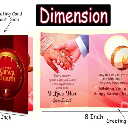 Karwa Chauth Greeting Card for Your Beloved - Love and devotion, Husband and wife bond