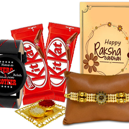 Rakshabandhan Gift Set for Brother, Bhaiya, Bhai - Rakhi Surprise Gift Combo