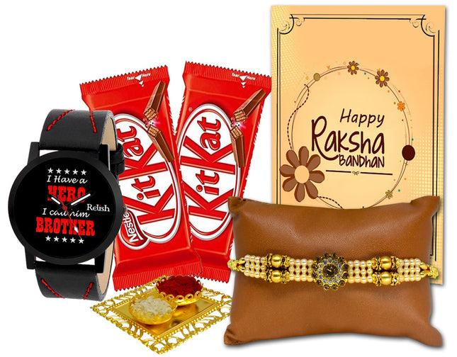 Rakshabandhan Gift Set for Brother, Bhaiya, Bhai - Rakhi Surprise Gift Combo