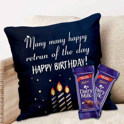 Birthday Gifts - Printed Cushion Gift for Sister, Brother, Wife, Husband, Friend, Mother, Father