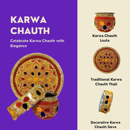 Complete Karwa Chauth Pooja Ritual Kit – Celebrate Tradition with Grace and Devotion