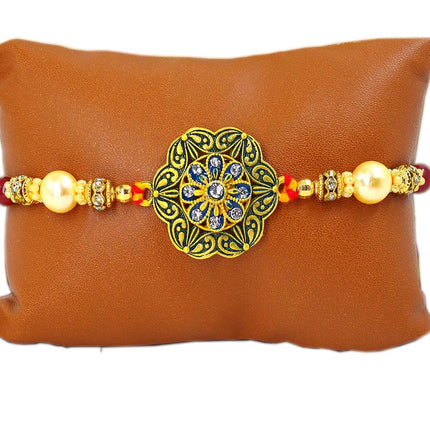 Set of Designer Rakhi with Chocolate, Coffee Mug & Watch – Rakshabandhan Combo