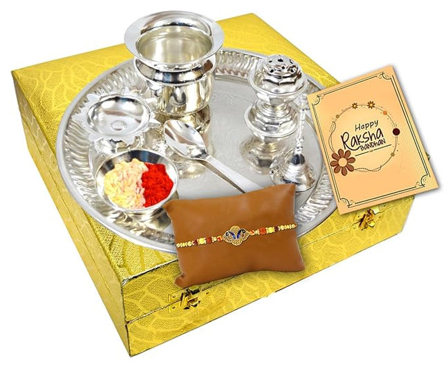 Rakhi thali for sister
Silver Rakhi thali
Golden Rakhi thali
Handmade Rakhi puja thali
