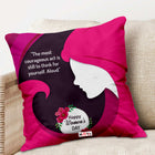 Women’s Day home décor cushion
Empowering gift for her
Cozy and stylish cushion for women