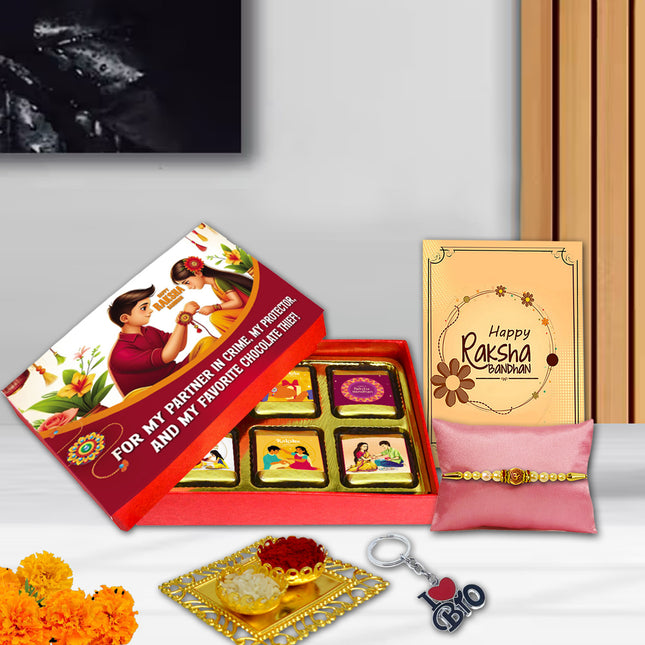 Raksha Bandhan Gift Combo Pack – Rakhi Gifting Surprise For Brother, Unique Celebration Combo, Rakhi Gift Ideas