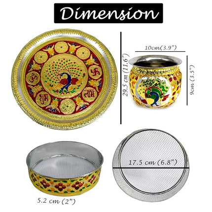 Karwa Chaurh Gifts for Homemaker
Karwa Chauth Classy Gifts
Karwa Chauth Creative Gift
Karwa Chauth Puja Thali
Karwa Chauth Puja Essentials
