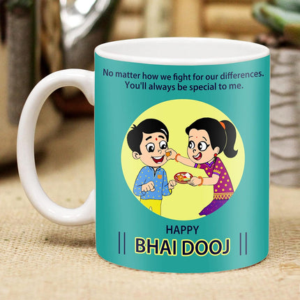 Bhai Dooj Gift Set for Brother and Sister - Chocolate Gift Pack with Mug, Perfect Bhai Dooj Gift