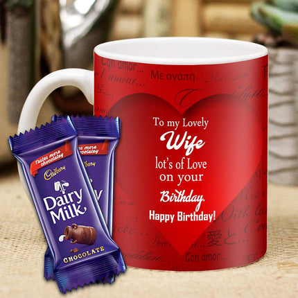 Birthday Gifts for Wife, Girlfriend- Birthday Chocolate Spacial Gift Pack -Birthday Gift for Wife Spacial