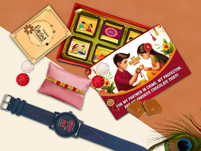Rakhi For Brother Gift – Unique Rakhi For Brother, Rakhi Combo For Brother, Raksha Bandhan Gift For Brother