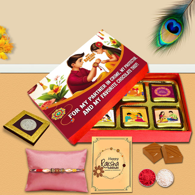 Rakhi Combo For Brother – Rakhi Gift Pack For Brother, Raksha Bandhan Gift For Brother, Rakhi For Brother Gift
