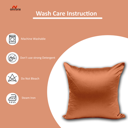 Satin Silk Cushion Cover – Luxurious Softness, Anti-Wrinkle, Cooling Cushioncase for Hair & Skin-16x16 Inch