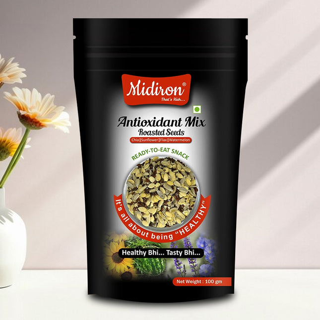 Antioxidant Mix Super Seeds – Nutrient-Rich Mixed Seeds (100g) – High in Fiber, Omega-3 & Antioxidants