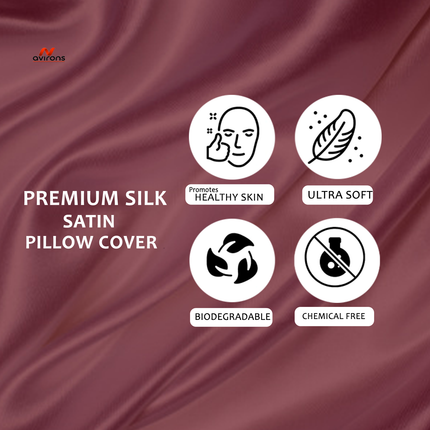 Satin Silk Pillowcase for Hair, luxury silk pillowcase, smooth pillow for hair care, satin pillow for frizz-free hair, satin pillow case, Satin pillow cover for hair protection