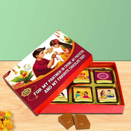 Choclate Box for rakhi gift
chocolates for rakhi 
