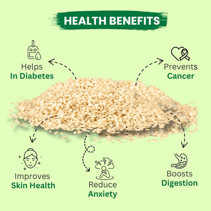 Sesame Seed, White Till healthy 200mg - Midiron