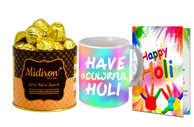 Holi Gift Set
Chocolate Tin Box
Holi Coffee Mug
