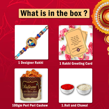 Raksha Bandhan Gift For Brother – Rakhi Hamper For Younger Bhai, Rakhi Gift Combo For Married Brother, Rakhi For Elder Brother