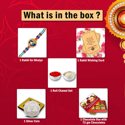 Rakhi For Brother Combo – Rakhi Gift Combo For Brother, Raksha Bandhan Gift For Brother