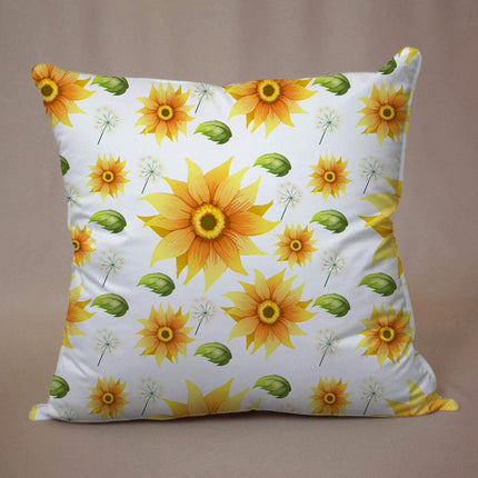 Unique and Bold Decorative Satin Cushion Cover with Zipper Closure-16x16inch