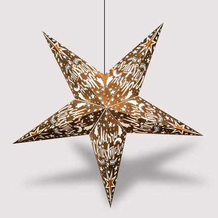 Premium Christmas Hanging Paper Star Lantern – Lightweight, Foldable Christmas Star for Decor & Festive Celebrations