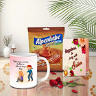 Raksha Bhandan Gift Hamper For Sister - Rakhi with Teddy Bear, Raksha Bandhan Love Hamper, Rakhi Combo Sister Gift