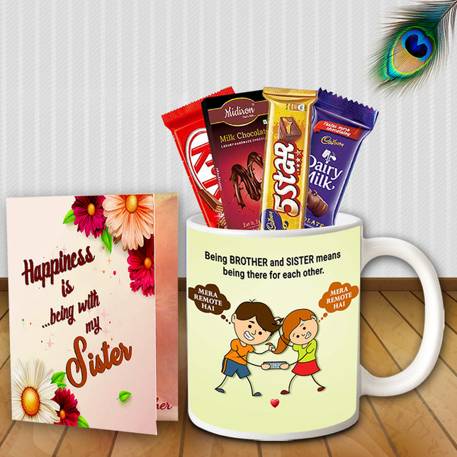 Gift Combo for Sister - Rakhi Day Return Gift, Raksha Bandhan Box, Festival Gift Set