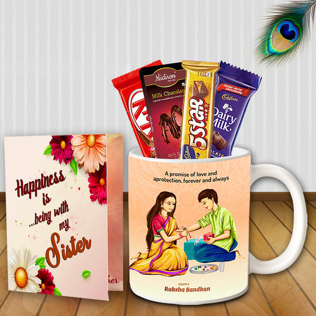 Sister Gift Combo for Raksha Bandhan - Return Gift Set, Festival Day Box, Rakhi Gift Pack