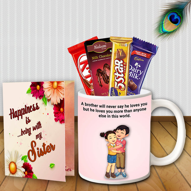 Return Gift Box for Sister - Rakhi Day Combo Set, Festival Special Gift, Raksha Bandhan Combo