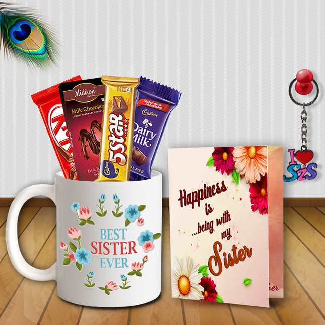 Raksha Bandhan Return Gift for Sister - Rakhi Hamper Box, Gift Combo Pack, Rakhi Special