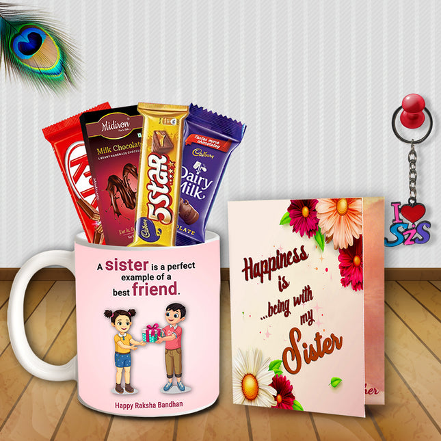 Rakhi Return Gift for Sister - Combo Gift Box, Raksha Bandhan Hamper Pack