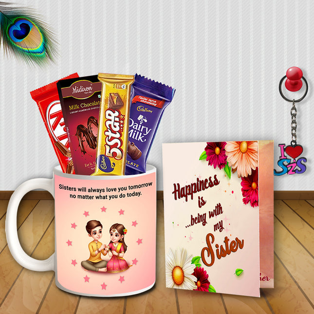 Return Gift Box for Sister - Rakhi Gift Hamper, Raksha Bandhan Combo Set