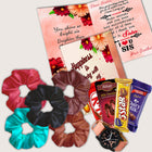 Chocolate Gift for Sister on Rakhi - Raksha Bandhan Hamper with Sweet Treats for Sister