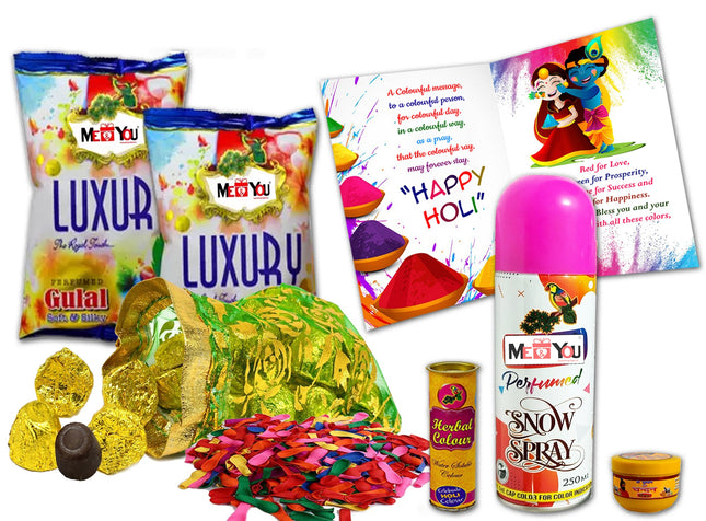 greeting card for holi
dry fruit gift hamper
happy holi card
holi gift hamper
holi gulal
