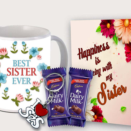 Gift for Sister – Useful Printed Coffee Mug from Brother or Sister, Durable Ceramic Mug