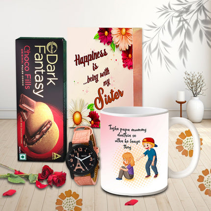 Rakhi Surprise Gift Hamper For Sister - Rakhi moments, Celebrate sibling love, Sister appreciation gift