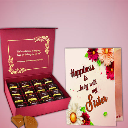 Special Rakhi Hamper for Sister with Chocolate – Ideal Raksha Bandhan Gift Box with Chocolates