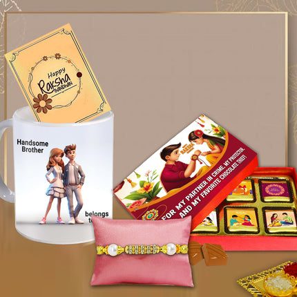 Rakhi Gift Pack For Brother – Rakhi Set For Brother, Rakhi Gift Combo For Brother, Rakhi For Brother Gift