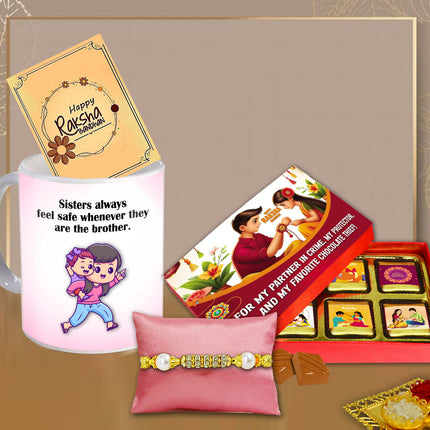 Raksha Bandhan Gift For Brother – Rakhi For Brother Combo, Rakhi Gift Pack For Brother, Rakhi Hampers For Brother
