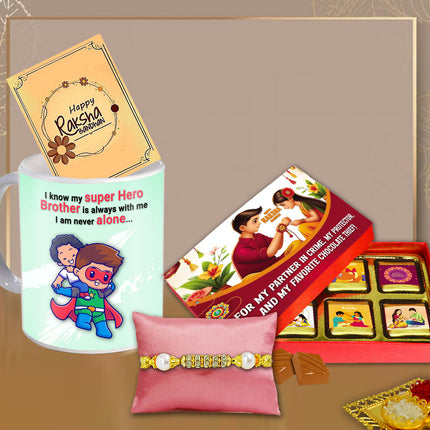 Rakhi For Brother Combo – Best Rakhi Gift Brother, Rakhi Gift Set For Brother, Unique Rakhi For Brother