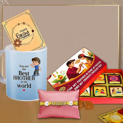 Rakhi Gift Set For Brother – Raksha Bandhan Gift Brother, Rakhi For Brother Combo, Best Rakhi For Brother