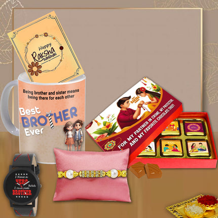 Rakhi Gift Set For Brother – Rakhi For Bhaiya Gift, Raksha Bandhan Gift Hamper, Rakhi Ideas For Brother
