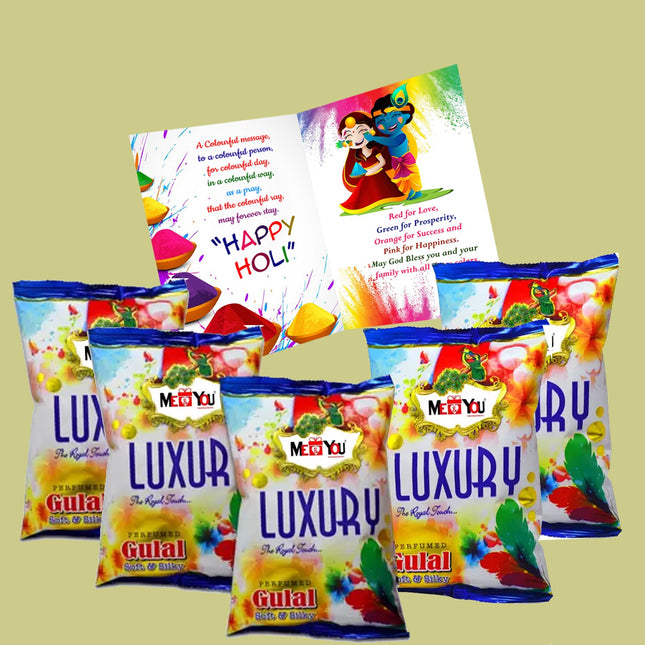 Happy Holi greeting card
Organic gulal
Herbal gulal
Holi hampers online
Natural gulal
Holi gift hamper ideas
Holi gift hampers