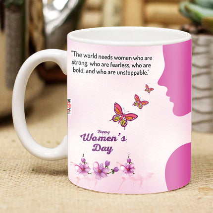 Special Women's Day Mug & Cushion Combo - Unique Gift to Celebrate Her