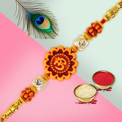 ohm rakhi , traditional rakhi for brother 