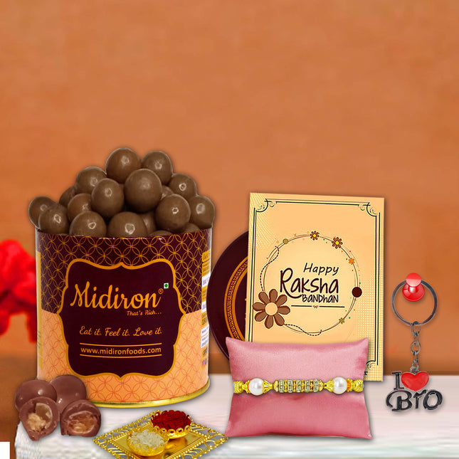 Raksha Bandhan Gifts - Rakhi Gift Pack For Brother, Rakhi Hampers For Brother, Rakhi With Roli Chawal