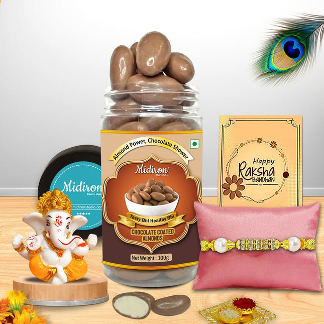 Raksha Bandhan Gift For Brother - Rakhi For Brother Online, Rakhi Gift Set For Brother, Rakhi And Gift For Brother