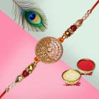 Best Rakhi Gift for Brother – Rakhi with Roli and Card, Raksha Bandhan Gift Combo for Bhaiya