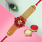 Rakhi Gift Set for Brother – Rakhi with Card & Roli, Raksha Bandhan Combo Ideas