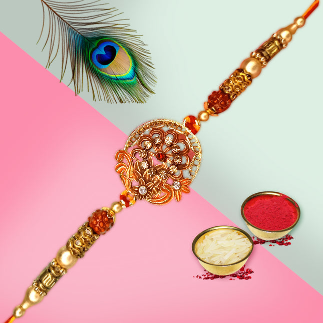 Raksha Bandhan Rakhi for Brother with Roli & Card – Best Gift Combo Pack